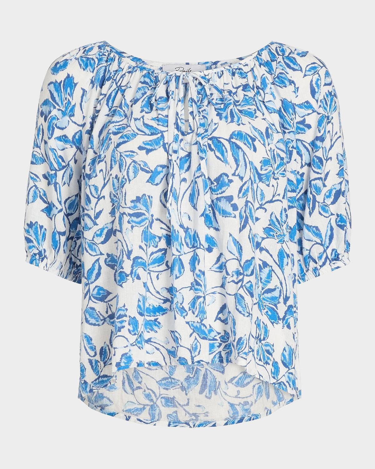 Rails Kirstie Botanical Print Linen-Blend Top