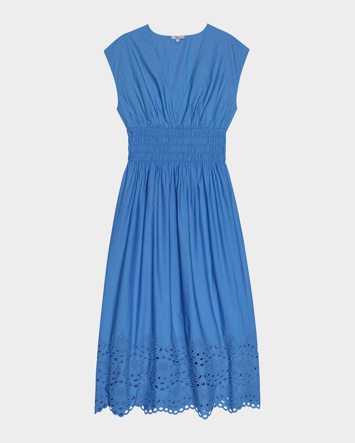 Rails Roxanne Embroidered Cotton Midi Dress