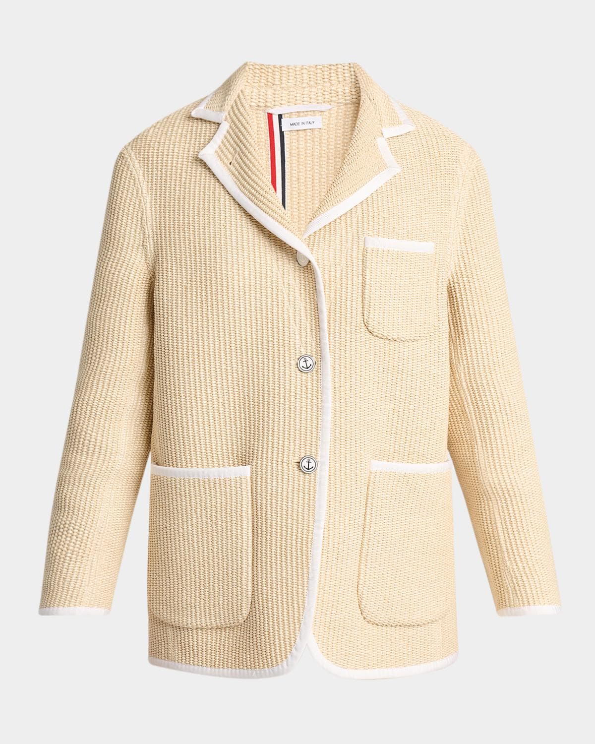 Thom Browne Straw Piping Sport Coat