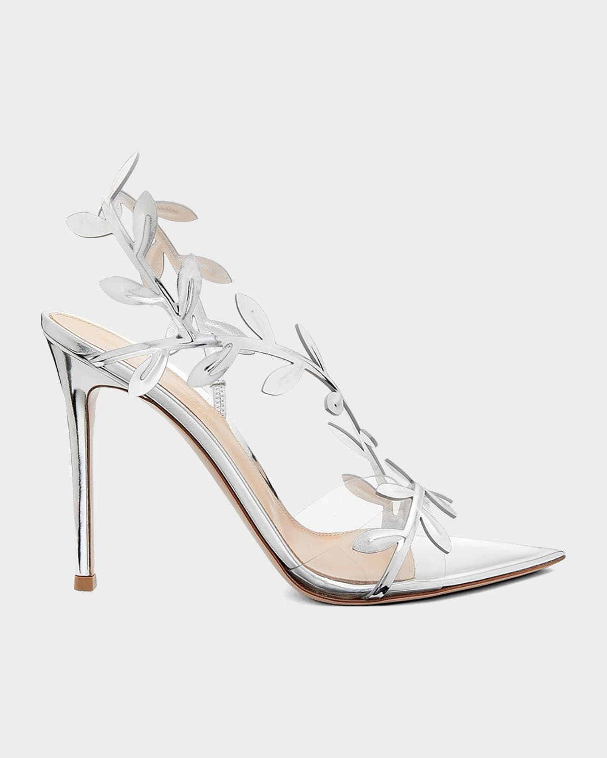 Gianvito Rossi Flavia 105mm Branch Slingback Sandals