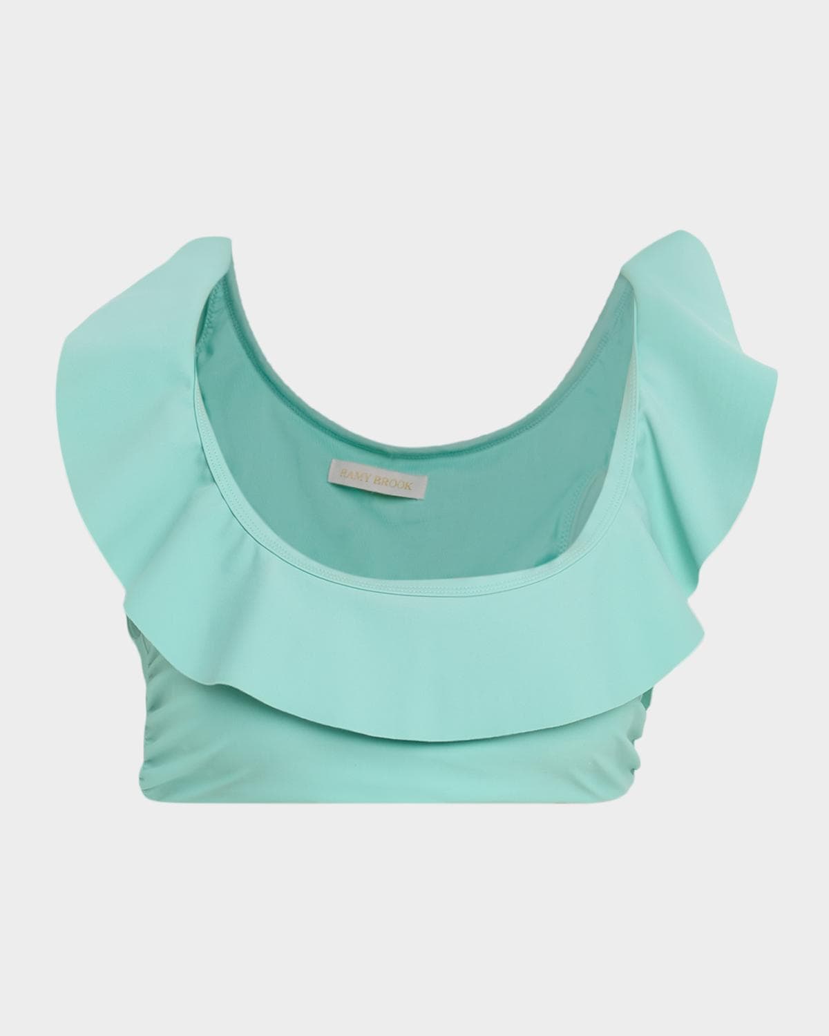 Ramy Brook Letty Ruffle Bikini Top