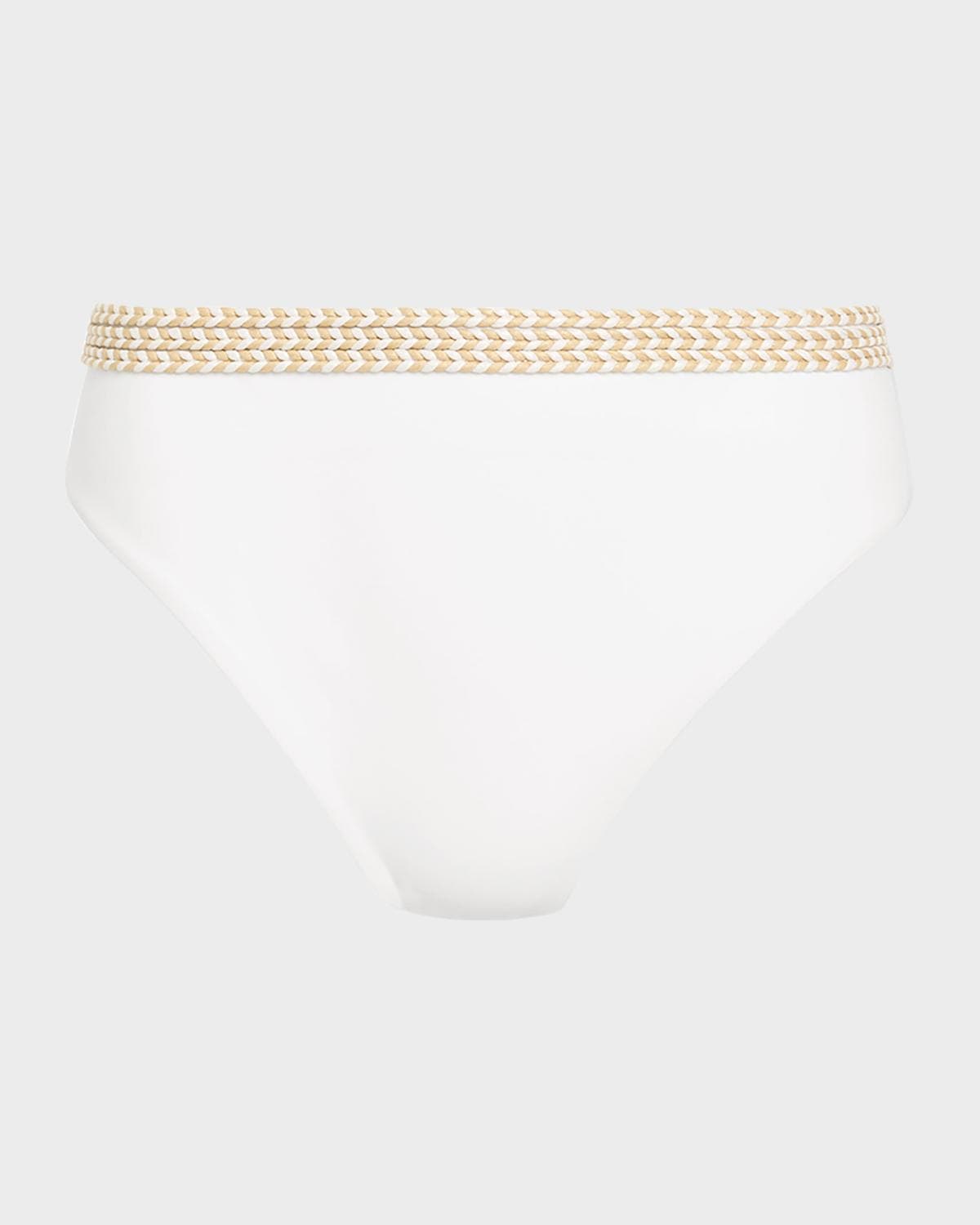 Ramy Brook Peggy High-Waist Bikini Bottoms