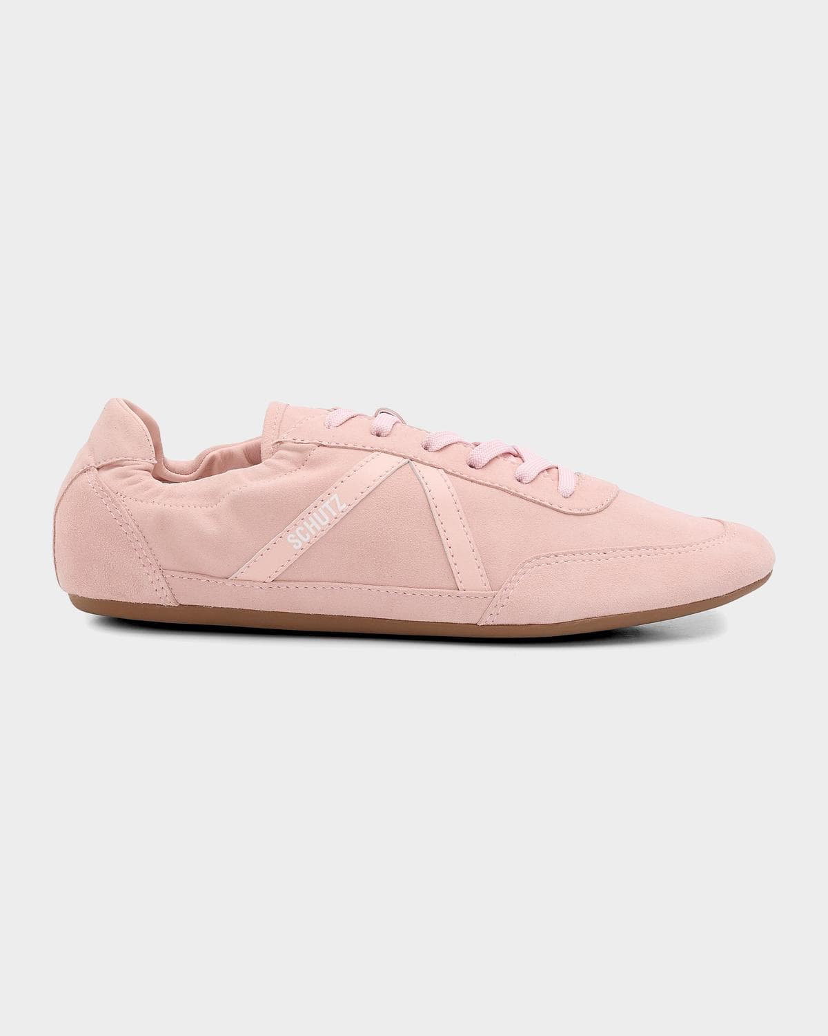 Schutz Eight Suede Low-Top Sneakers
