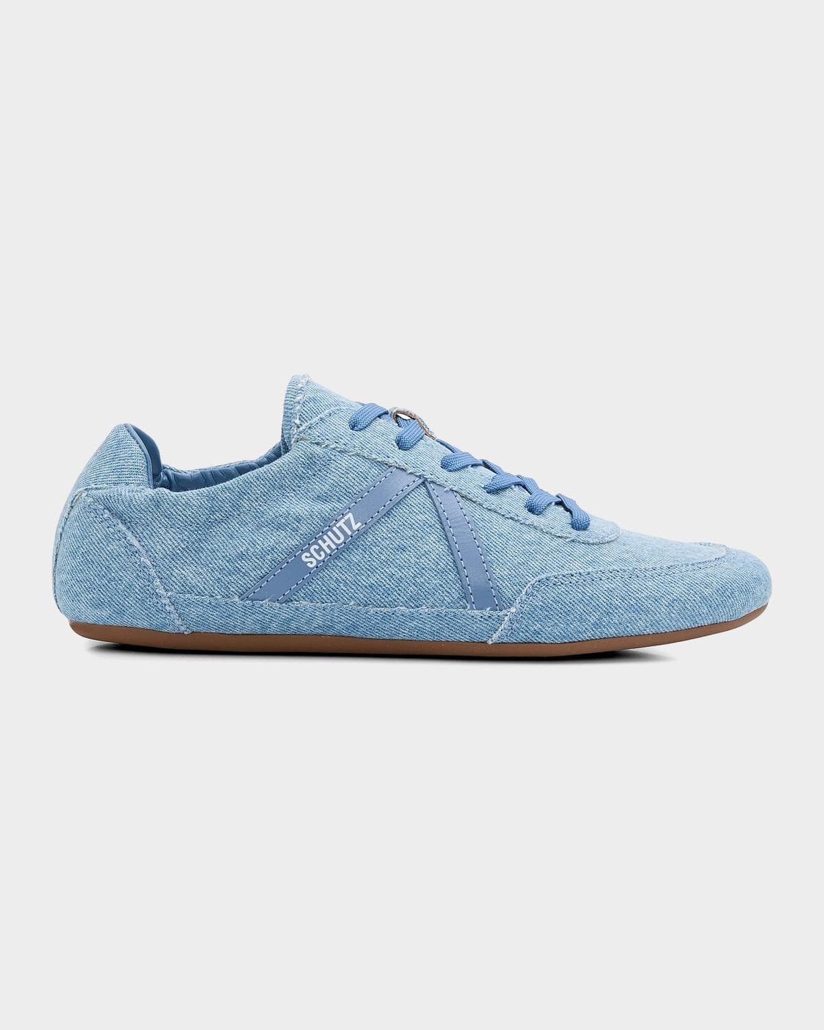 Schutz Eight Denim Low-Top Sneakers