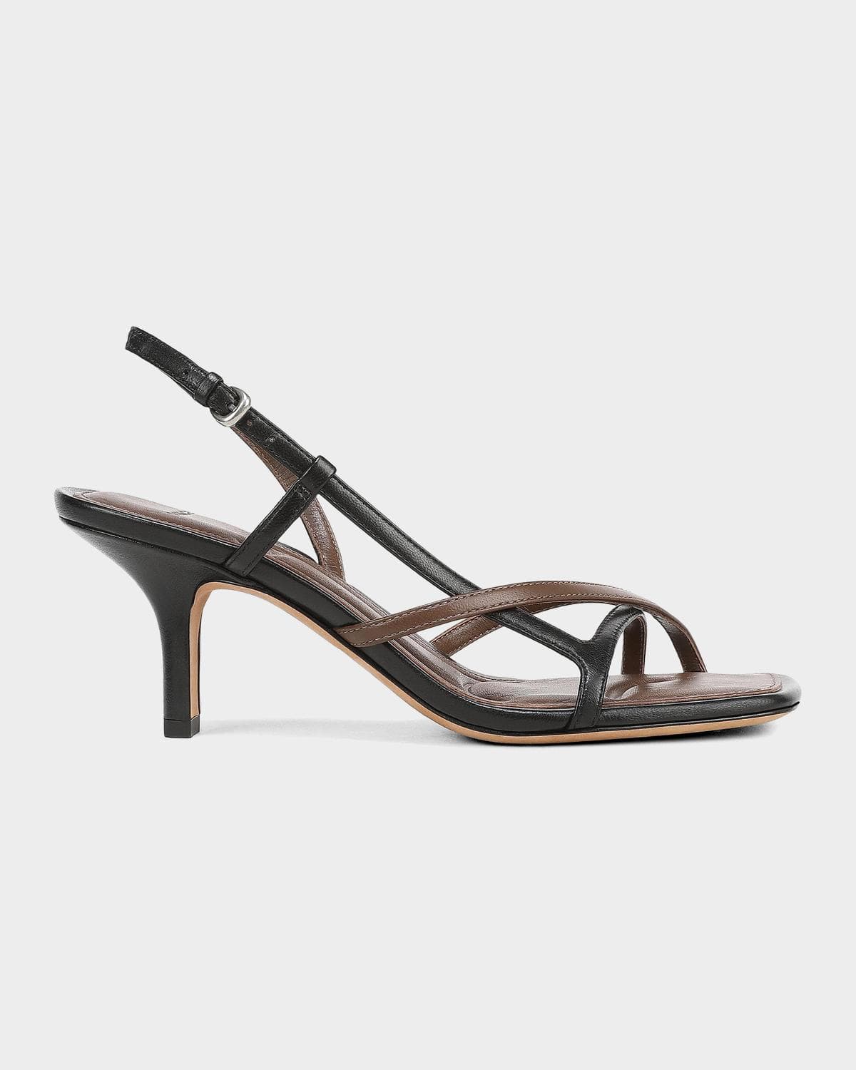 Vince 65mm Lilian Strappy Two-Tone Leather Sandals