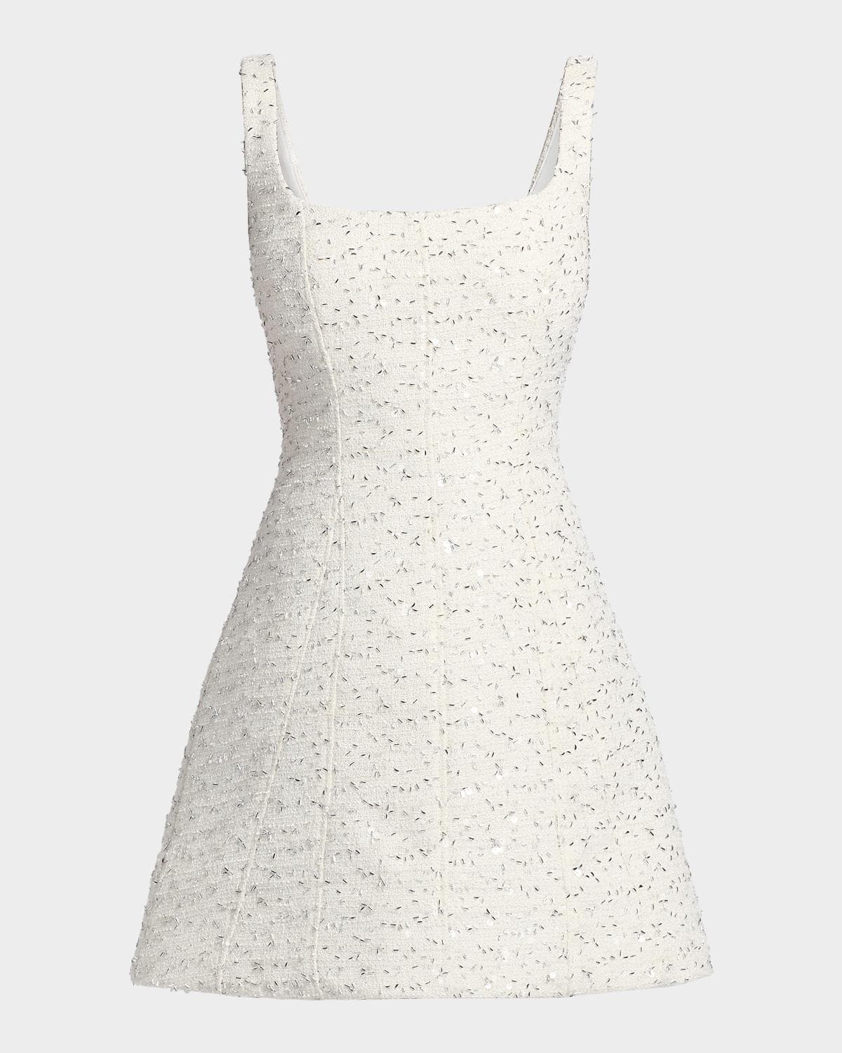 As It May Emery Beaded Tweed Minidress