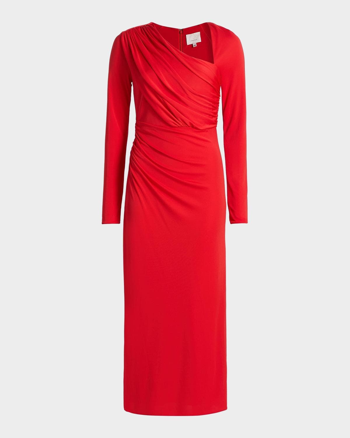 Cinq à Sept Jalyn Draped Jersey Midi-Dress