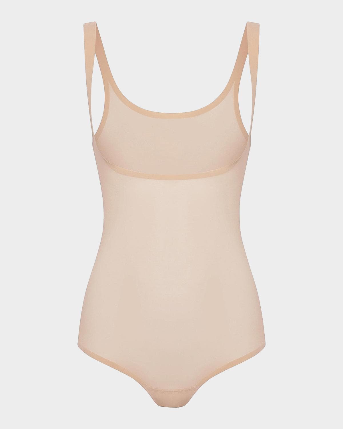 Wolford Form-Fitting Sheer Tulle Bodysuit