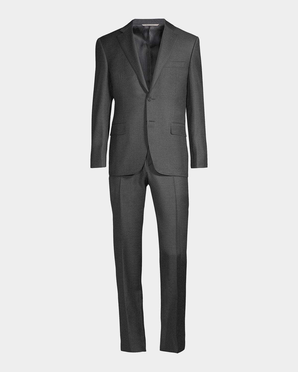 Canali Men's Regular Fit Solid Two-Piece Suit