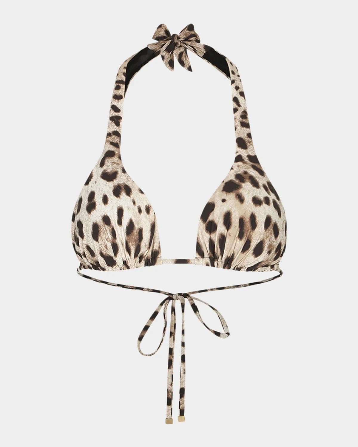 Dolce & Gabbana Leopard-Print Bikini Top