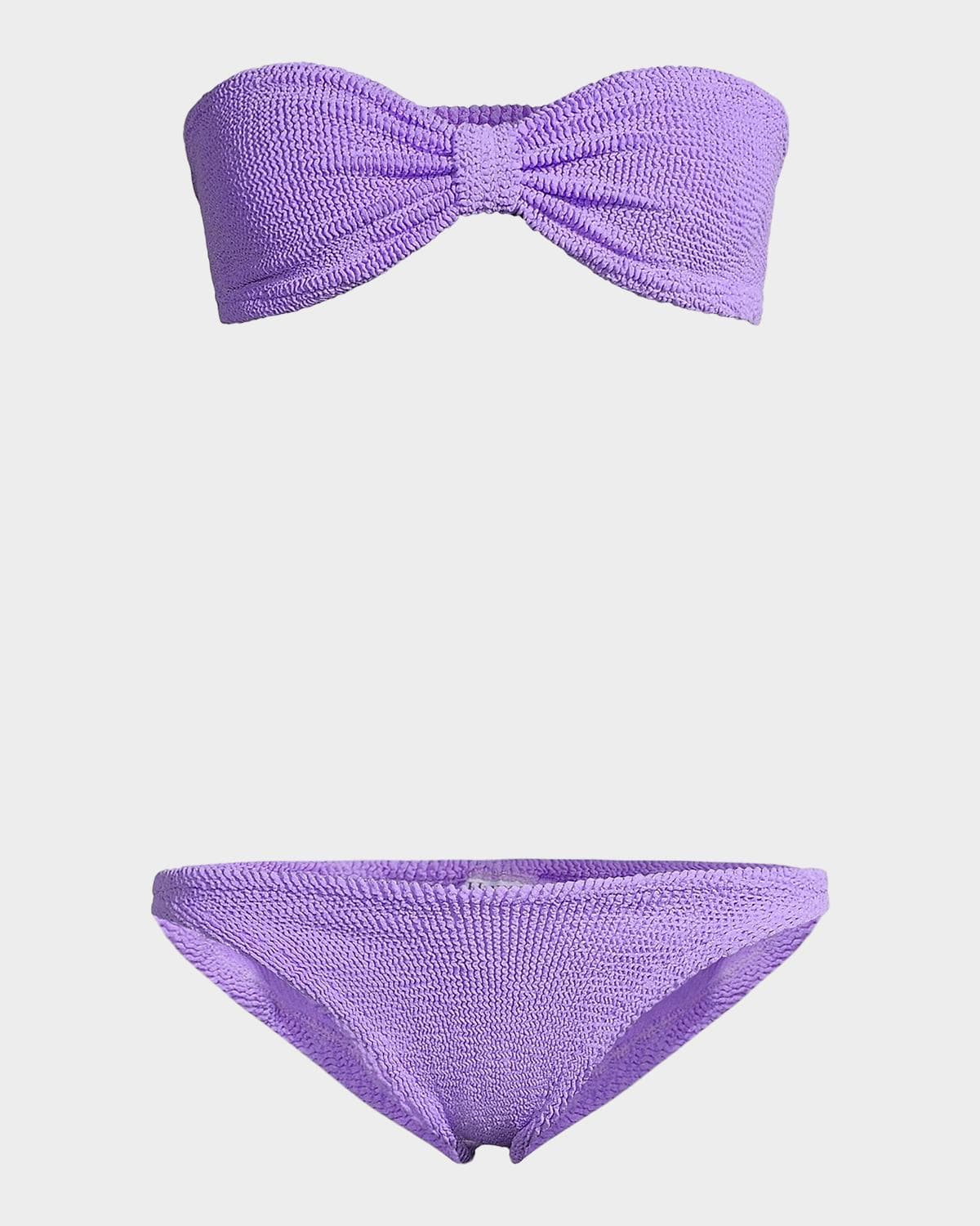 Hunza G Jean Bow Two-Piece Bikini Set