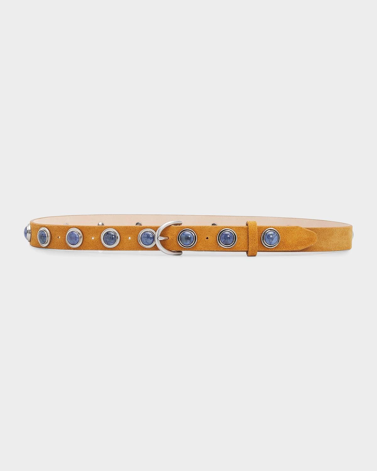rag & bone Celia Studded Suede Belt