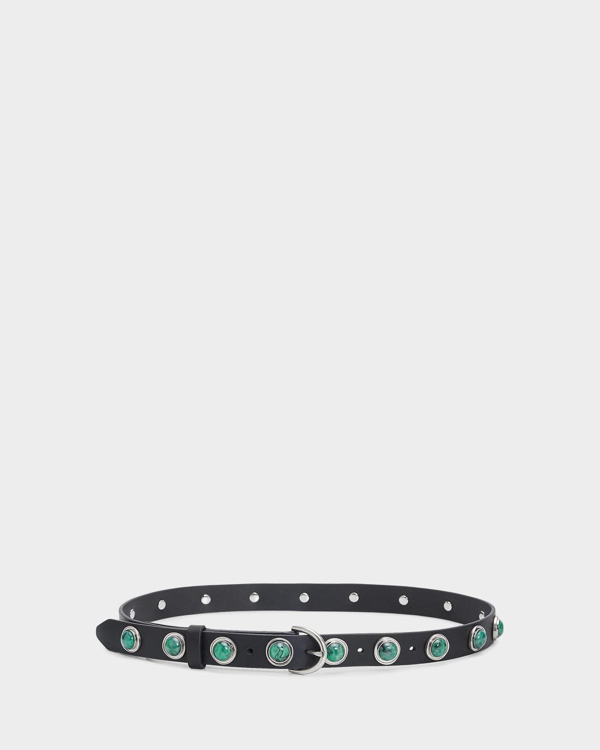 rag & bone Celia Stud Leather Belt