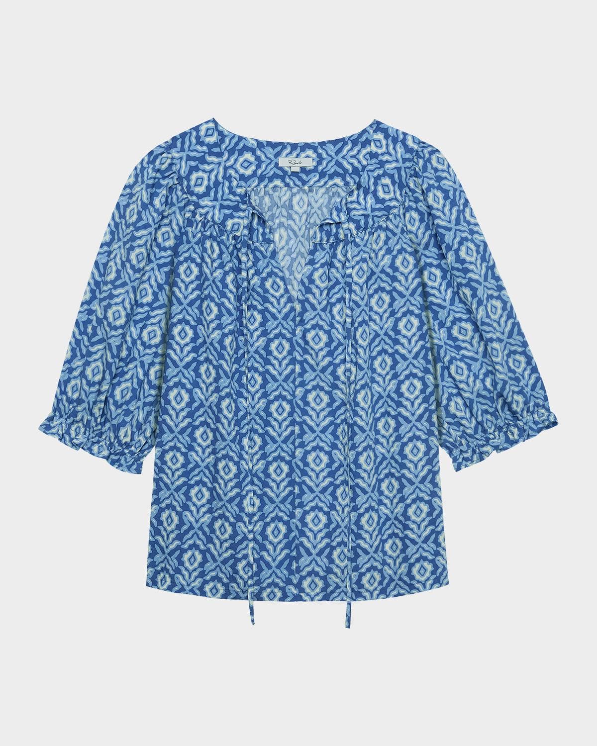 Rails Belina Printed V-Neck Top