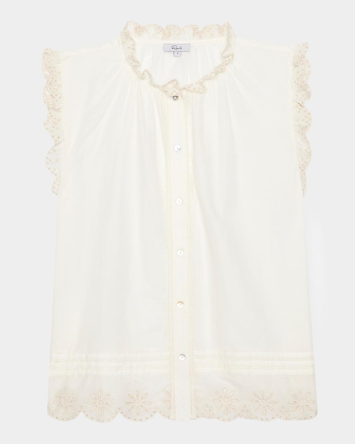 Rails Avery Ruffled Eyelet Top