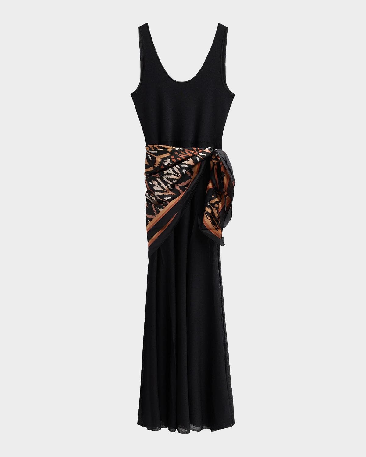 Zimmermann Aster Silk Scarf Maxi Dress