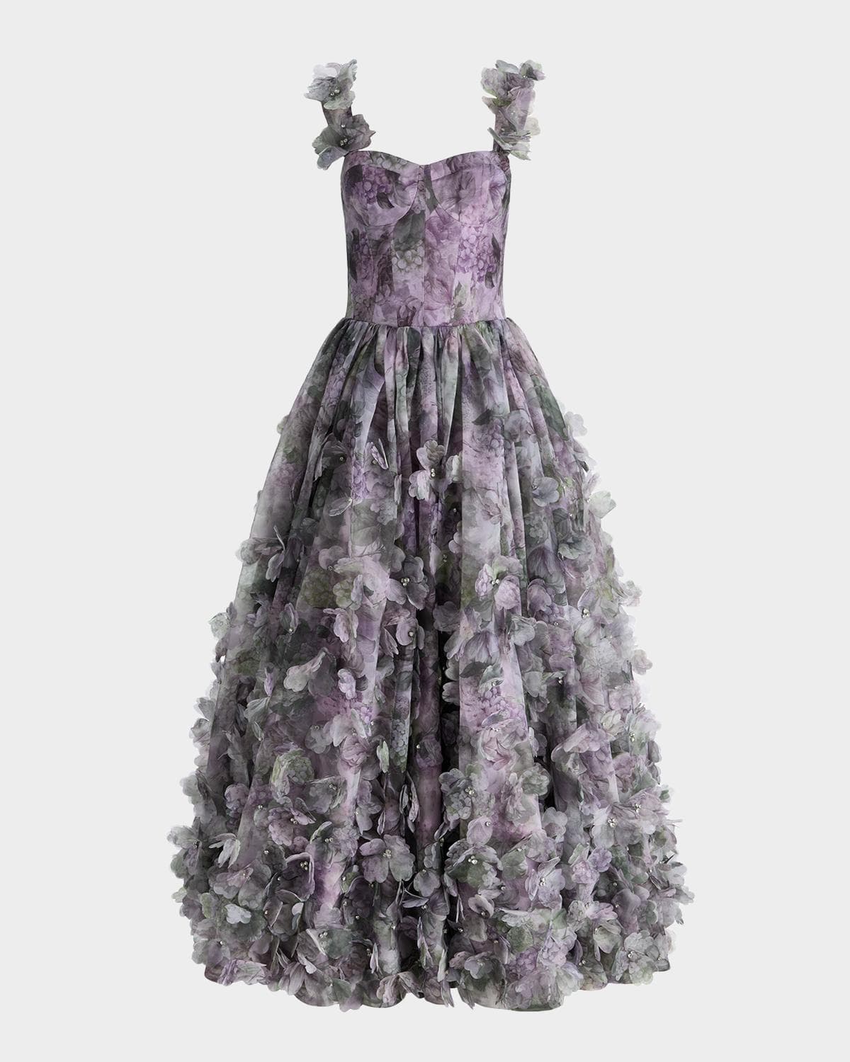 ALICE + OLIVIA Calissa Floral Ball Gown · 4