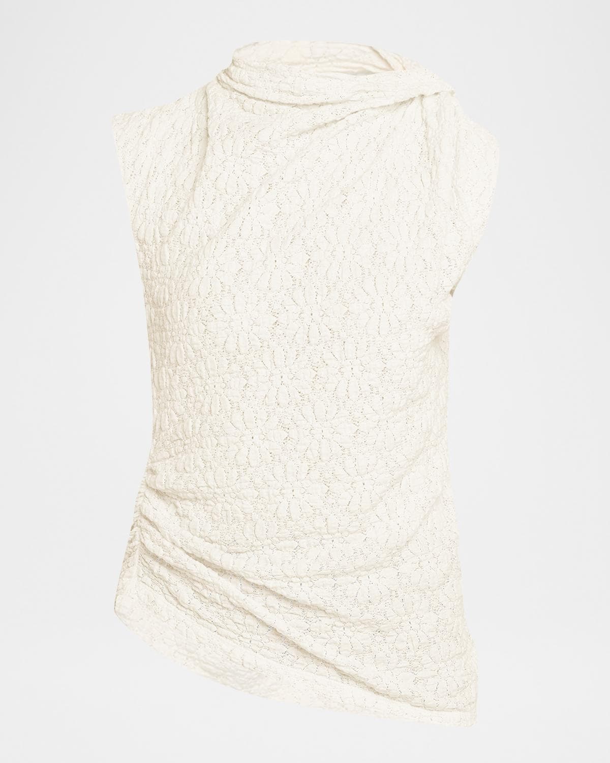 Proenza Schouler White Label Circe Draped Stretch-Knit Top