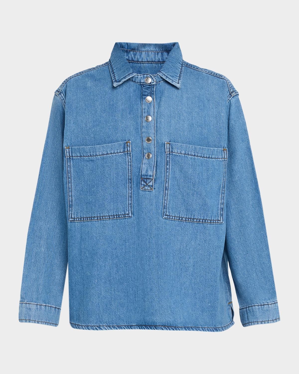 Joe's Jeans The Easy Denim Popover Top