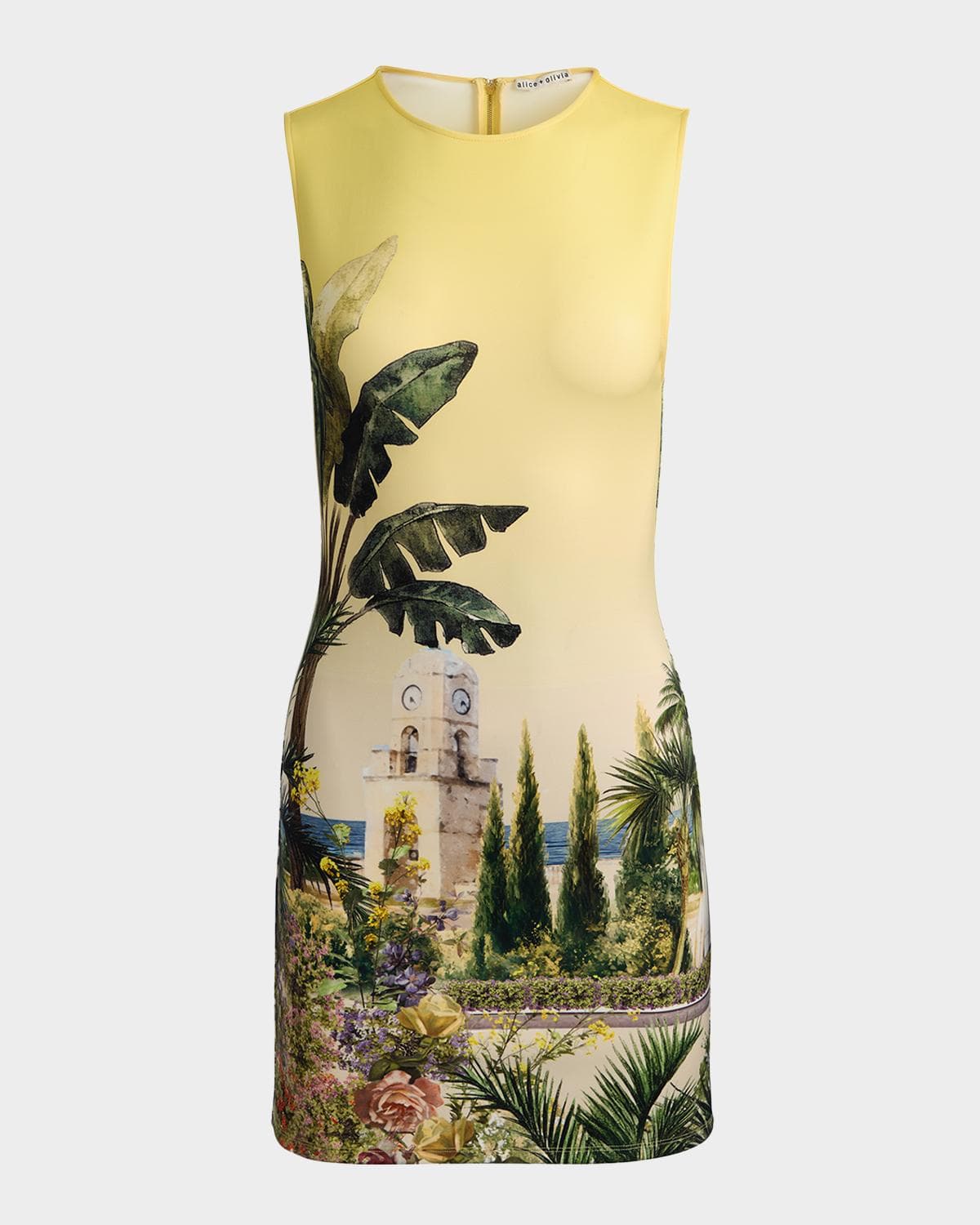 ALICE + OLIVIA Wynell Fitted Mini Dress