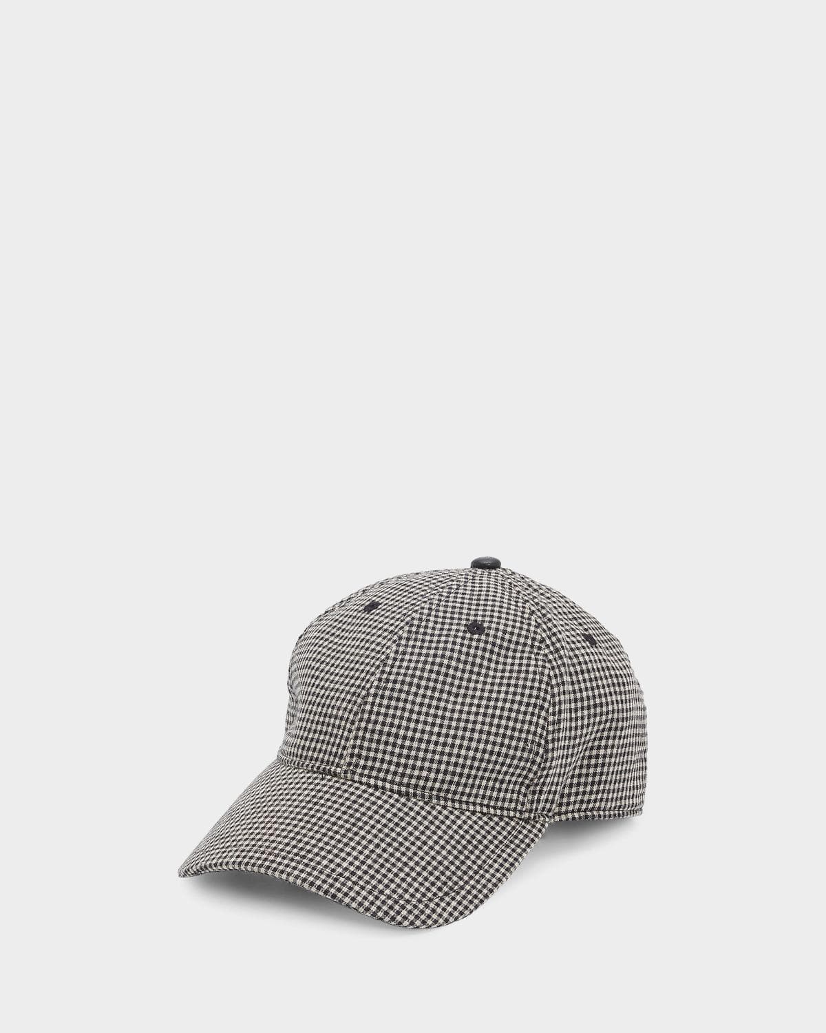rag & bone Harlow Gingham Baseball Cap