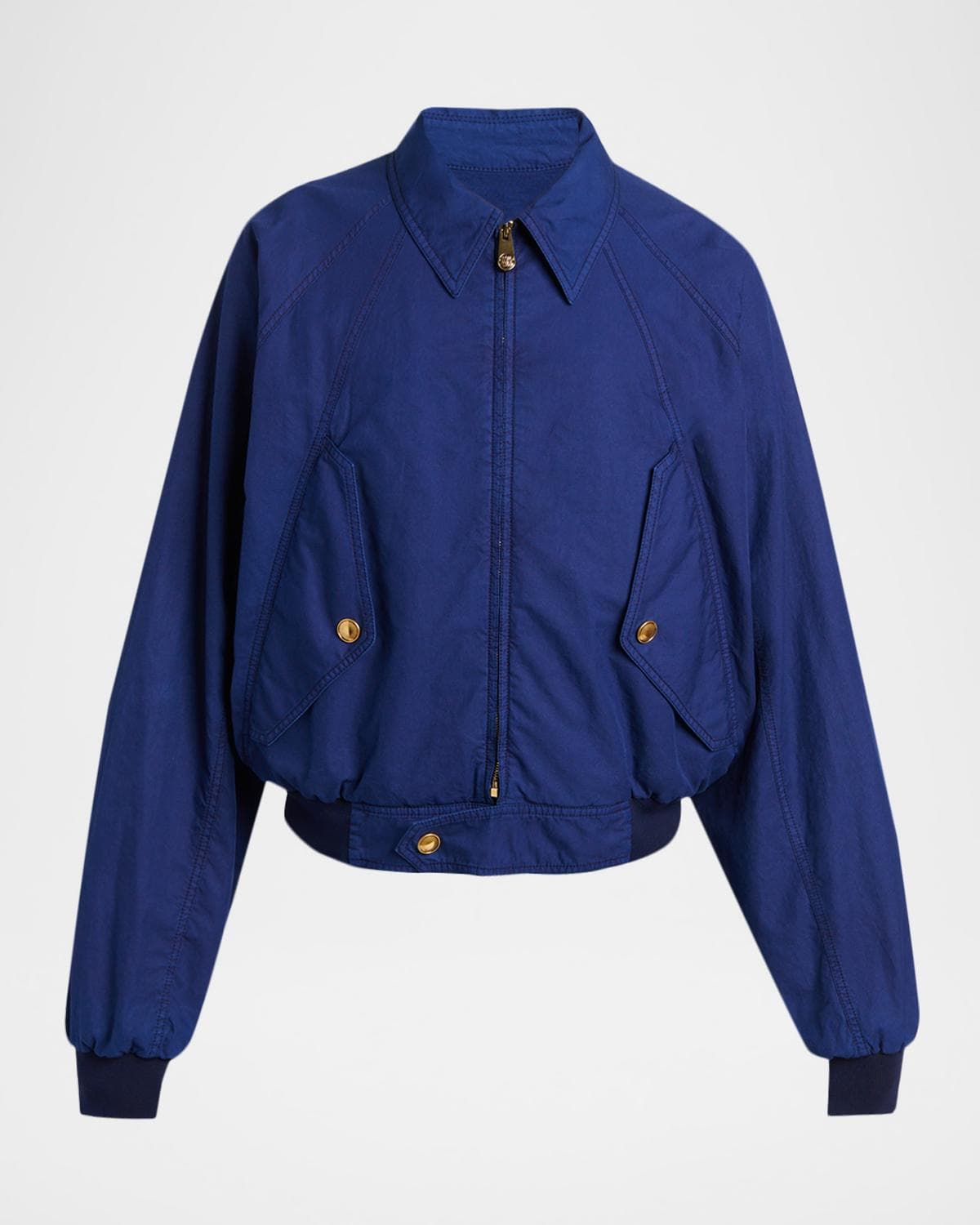 Versace Men's Overdyed Medusa Cotton Gabardine Jacket