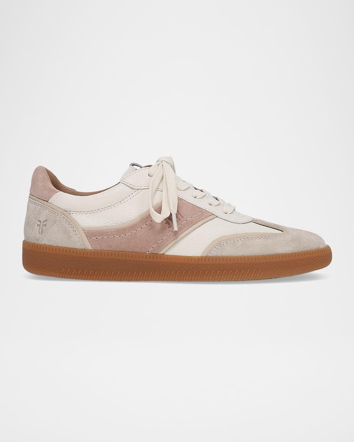 Frye Milly Mixed Leather Low-Top Sneakers