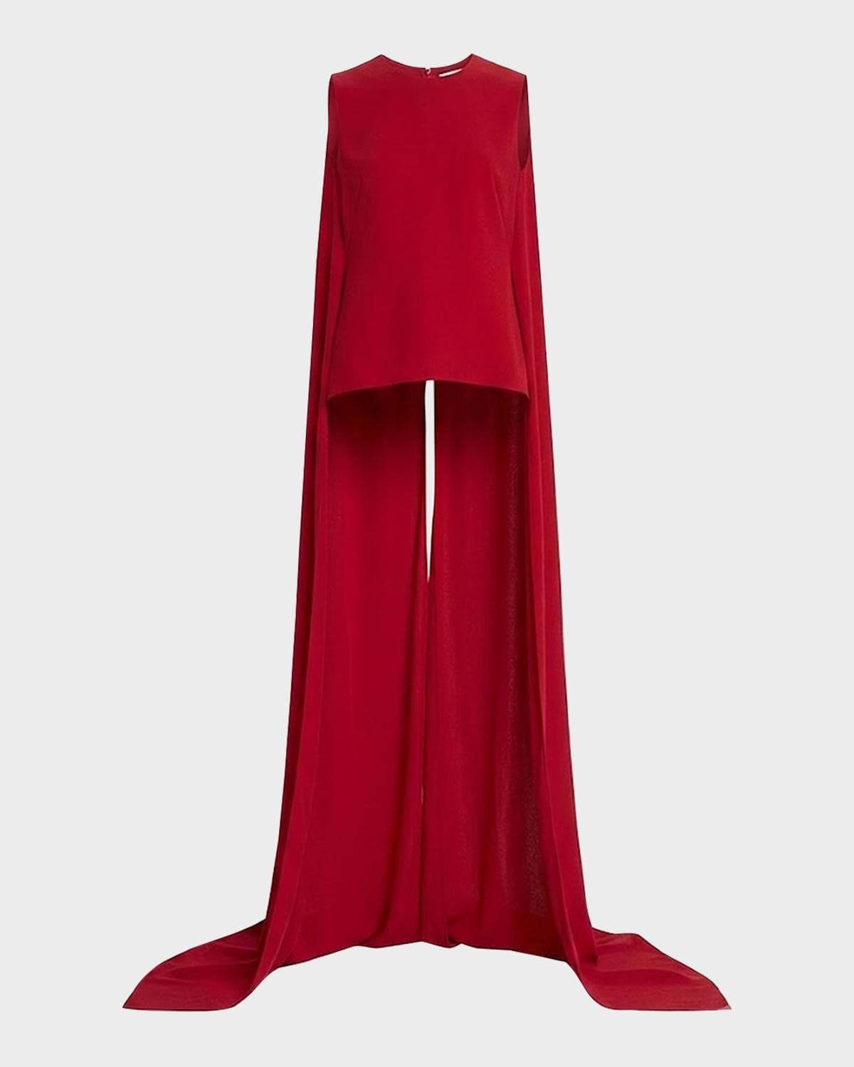 Michael Kors Collection Opera Draped Wool Crepe Blouse