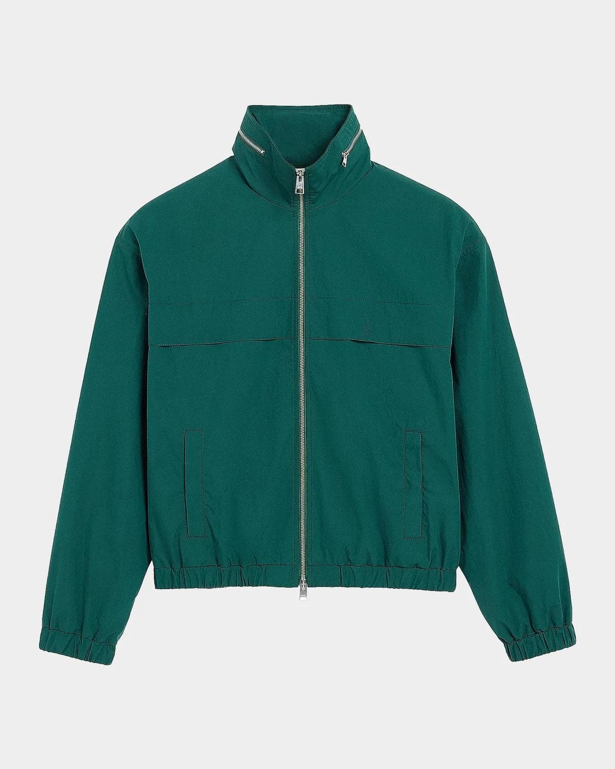 Ami Paris Ami de Coeur Full-Zip Windbreaker Jacket