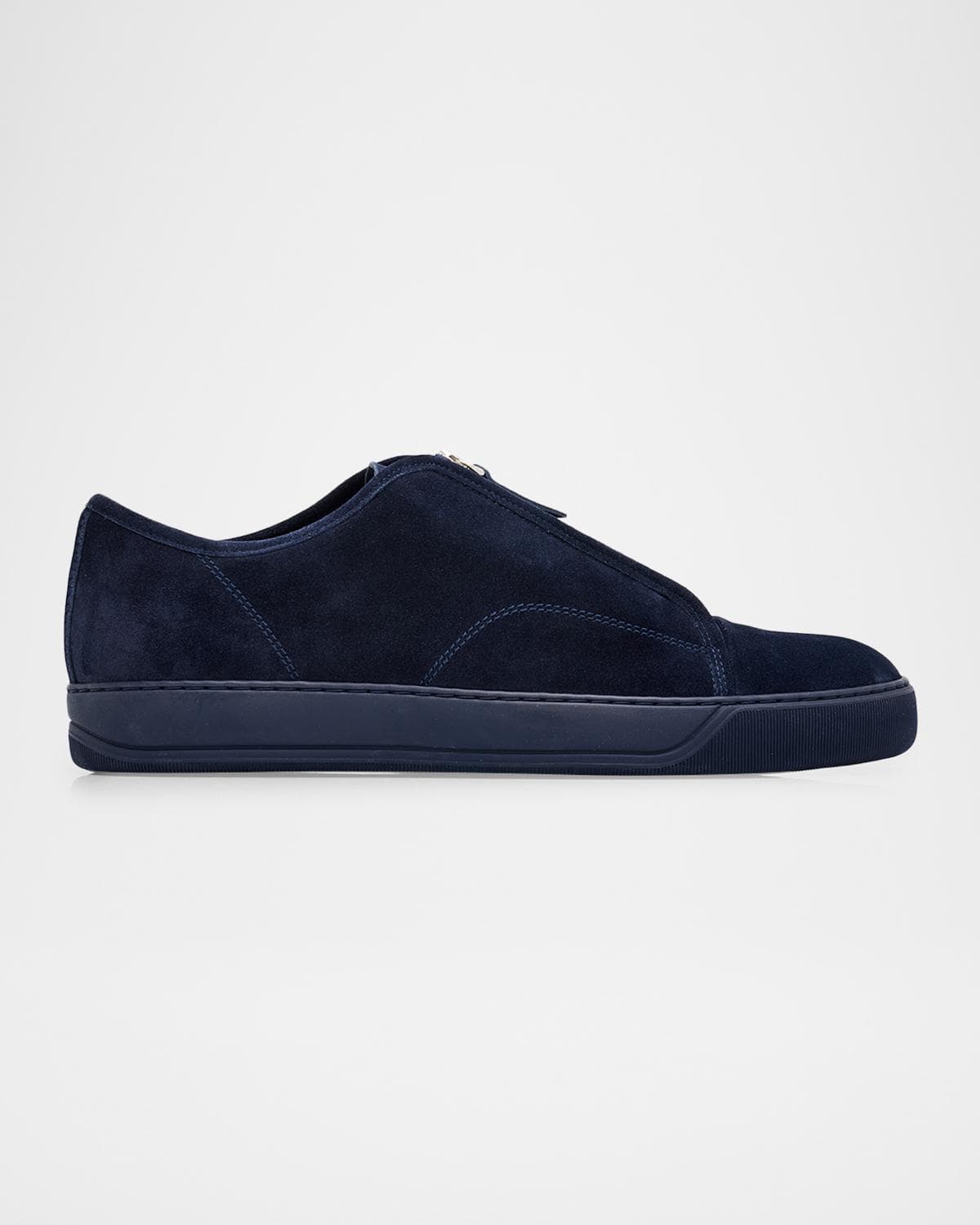 Lanvin Men's Dbb1 Suede Zip-Up Sneakers