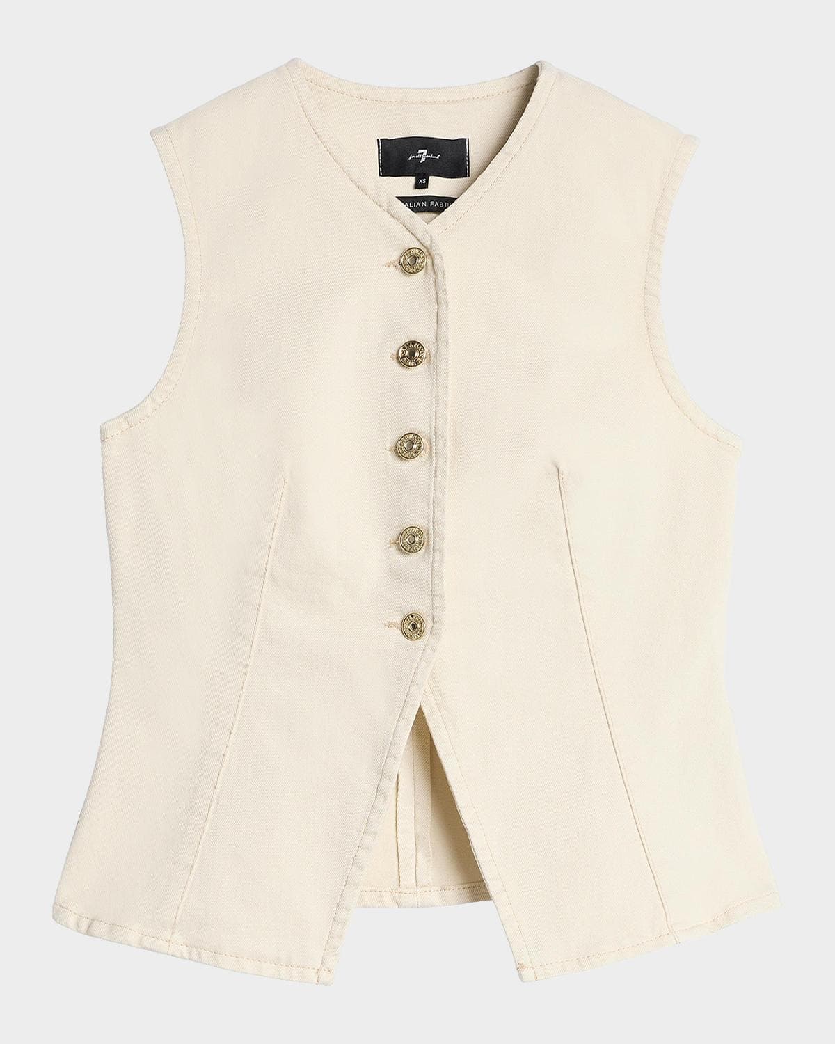 7 For All Mankind Denim Vest