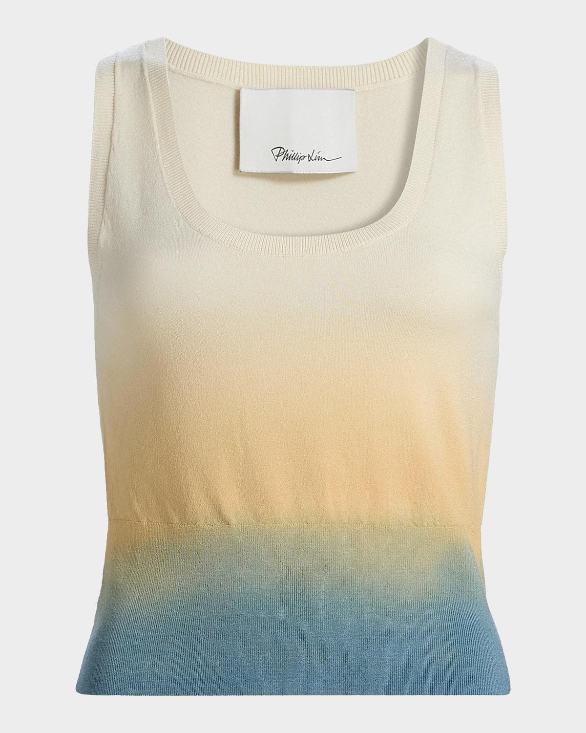 3.1 Phillip Lim Ombré Knit Scoop Tank