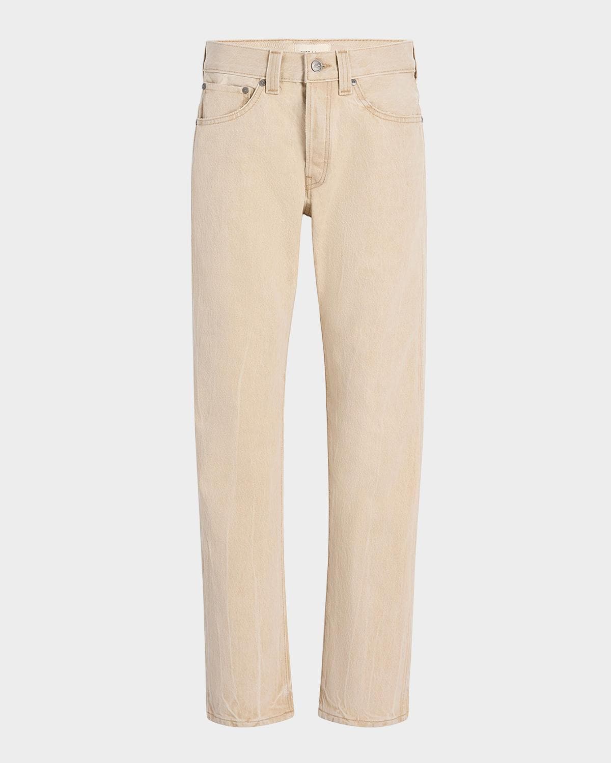 Khaite Callum Mid-Rise Straight-Leg Jeans
