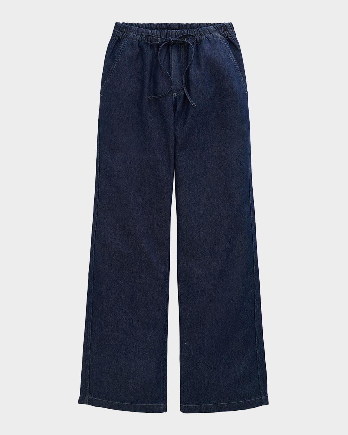 AG Jeans Low-Rise Drawstring Jeans