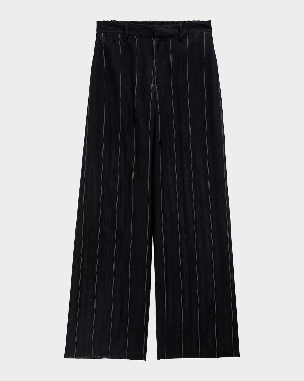 AG Jeans Sheer Wide-Leg Trousers