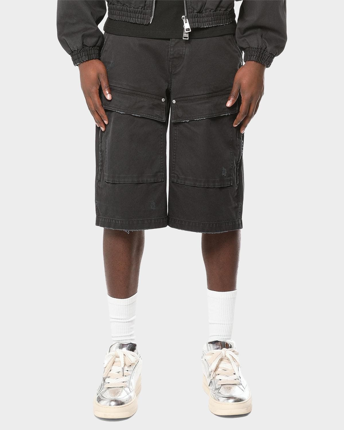 PURPLE Men's Big Cargo Shorts