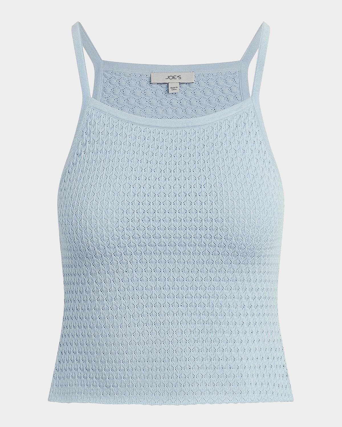 Joe's Jeans Everyday Pointelle-Knit Tank · LARGE