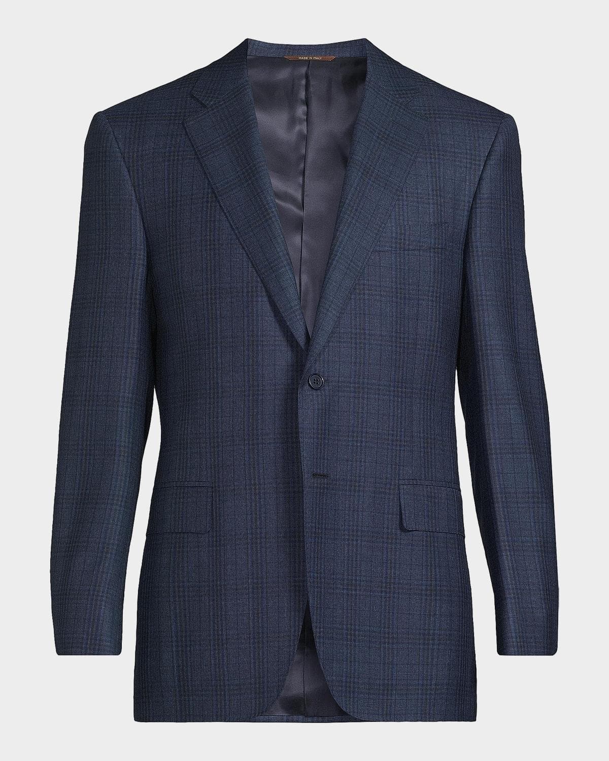 Canali Men's Siena Plaid Classic-Fit Sportcoat · 56 IT (46 US) R