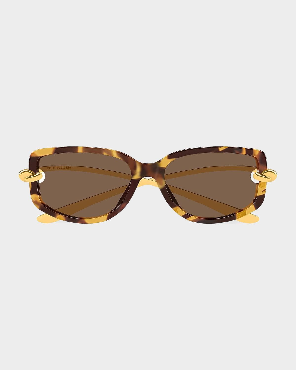 Bottega Veneta 59MM Knot Rectangular Sunglasses