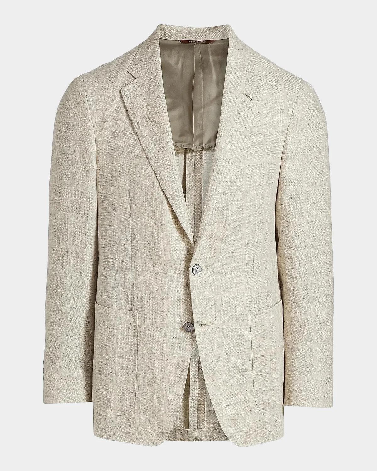 Canali Kei Linen-Wool Sportcoat