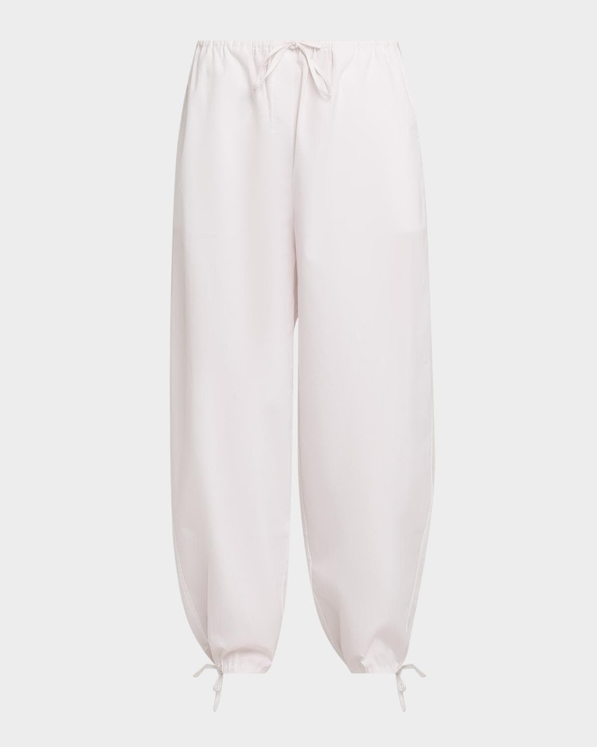 Toteme Drawstring Cotton Balloon Pants