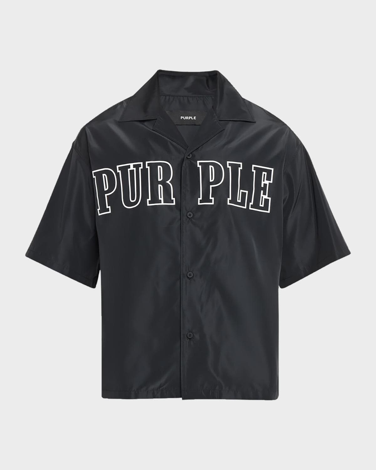 PURPLE Men's Everyday Logo Camp Shirt