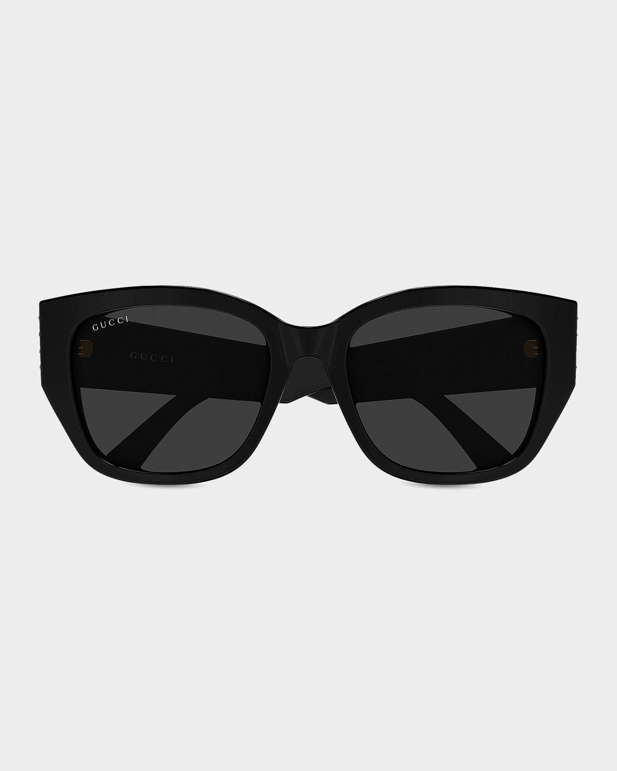 Gucci 55MM Logo Sunglasses