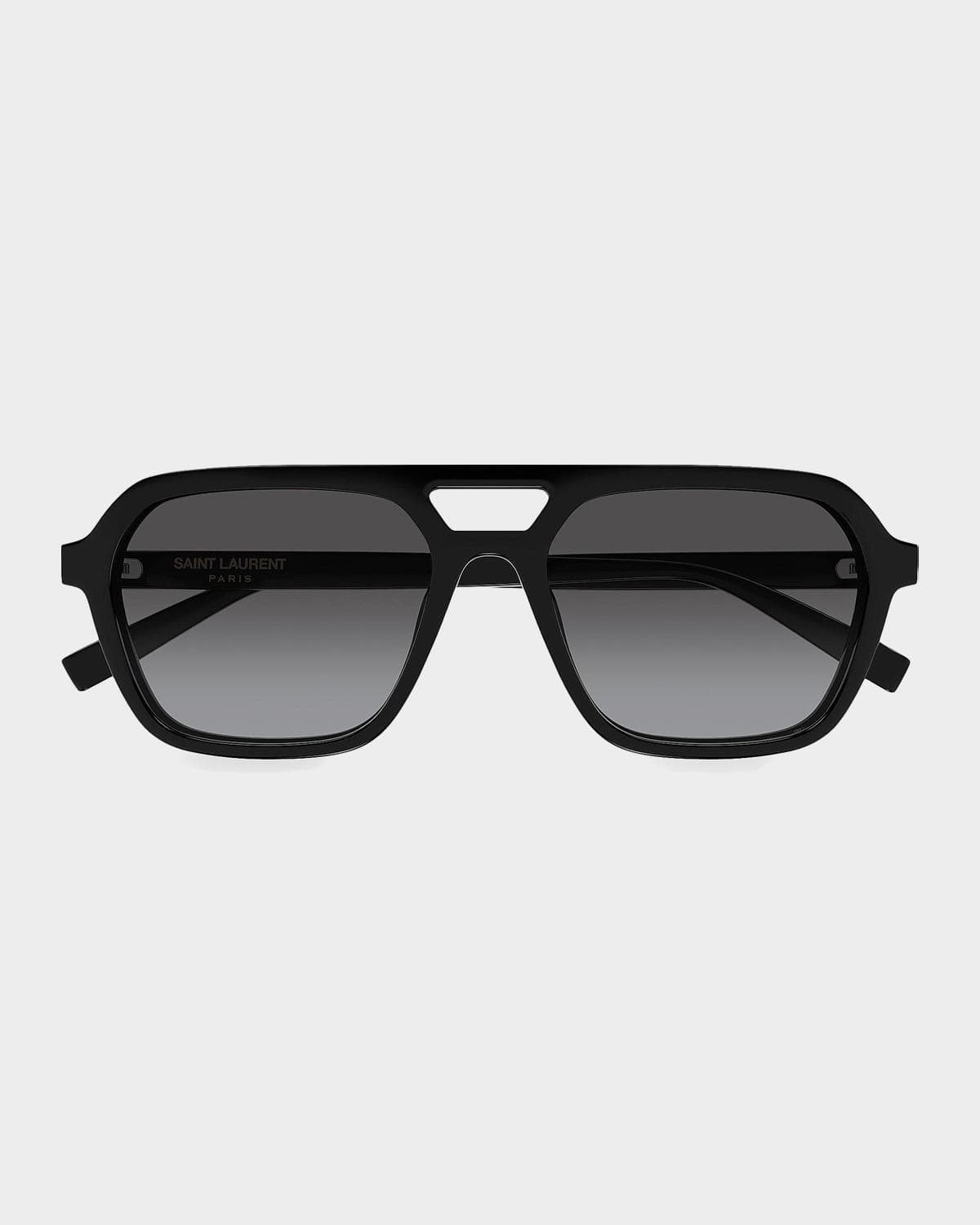 Saint Laurent Men's Acetate Navigator Sunglasses