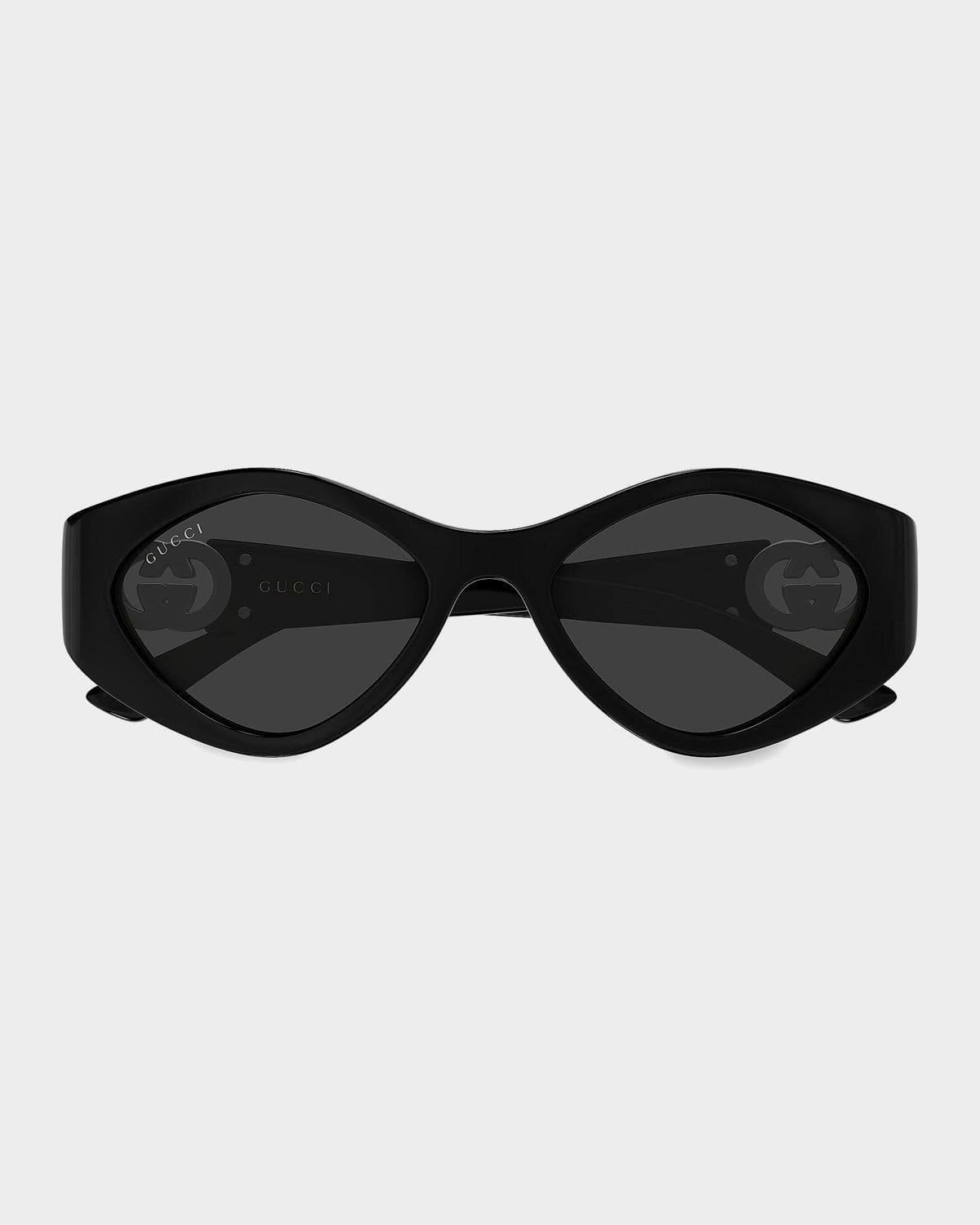 Gucci Hailey 52MM Oval Sunglasses