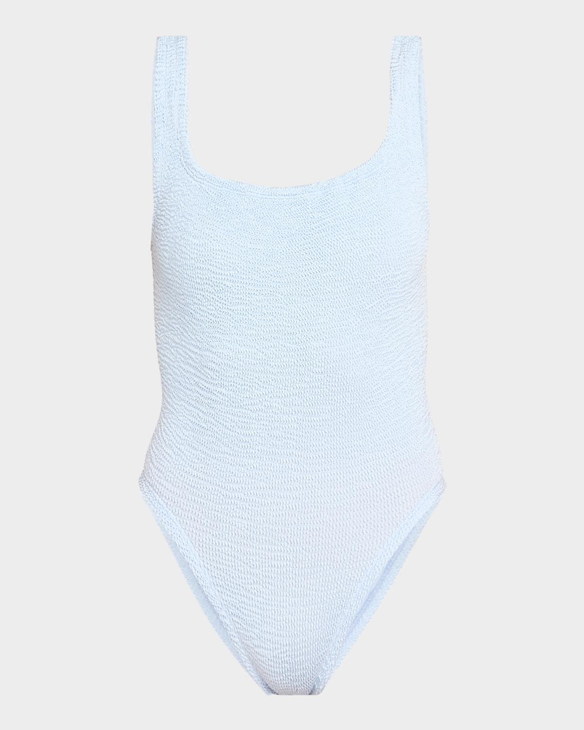 Hunza G Square-Neck One-Piece Swimsuit