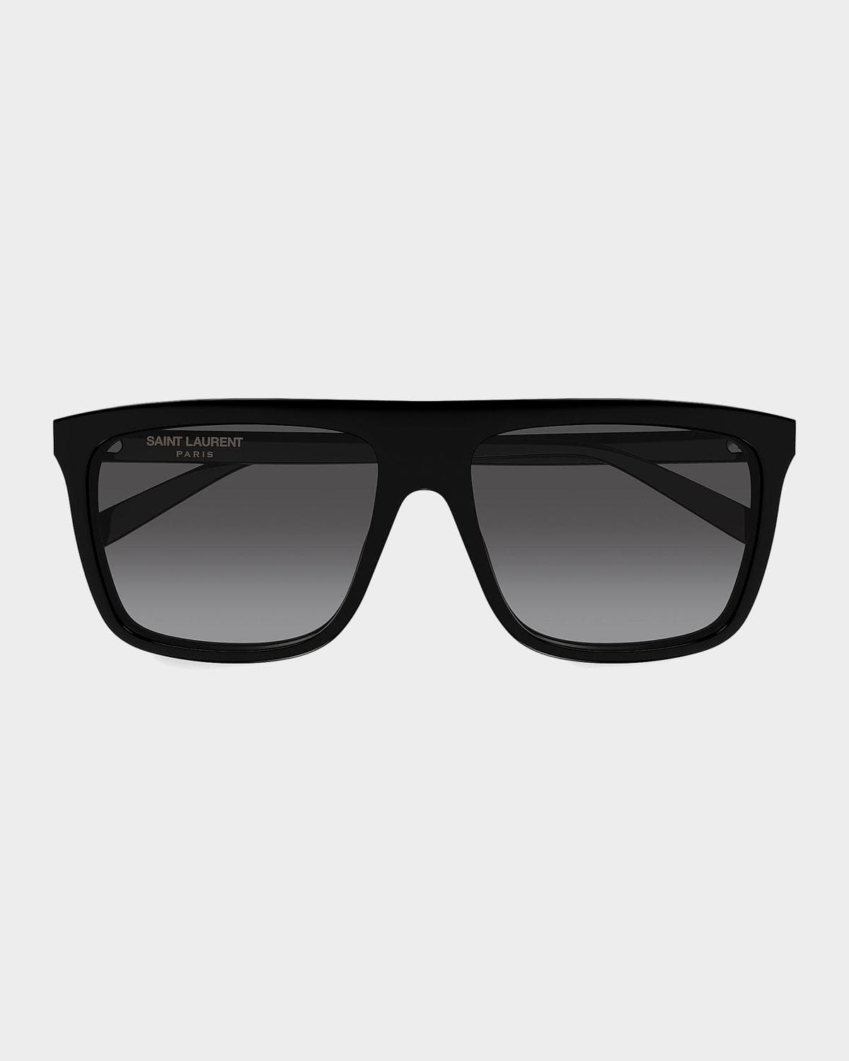 Saint Laurent Men's Rectangular Acetate Sunglasses