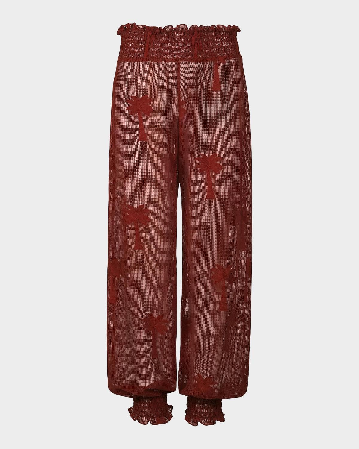 Johanna Ortiz Playa Grande Nomad Cotton Mesh Pants
