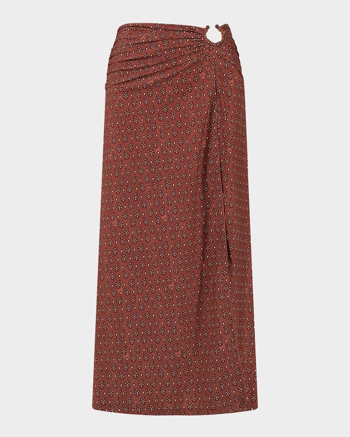 Johanna Ortiz Playa Grande Under The Sun Printed Maxi Skirt