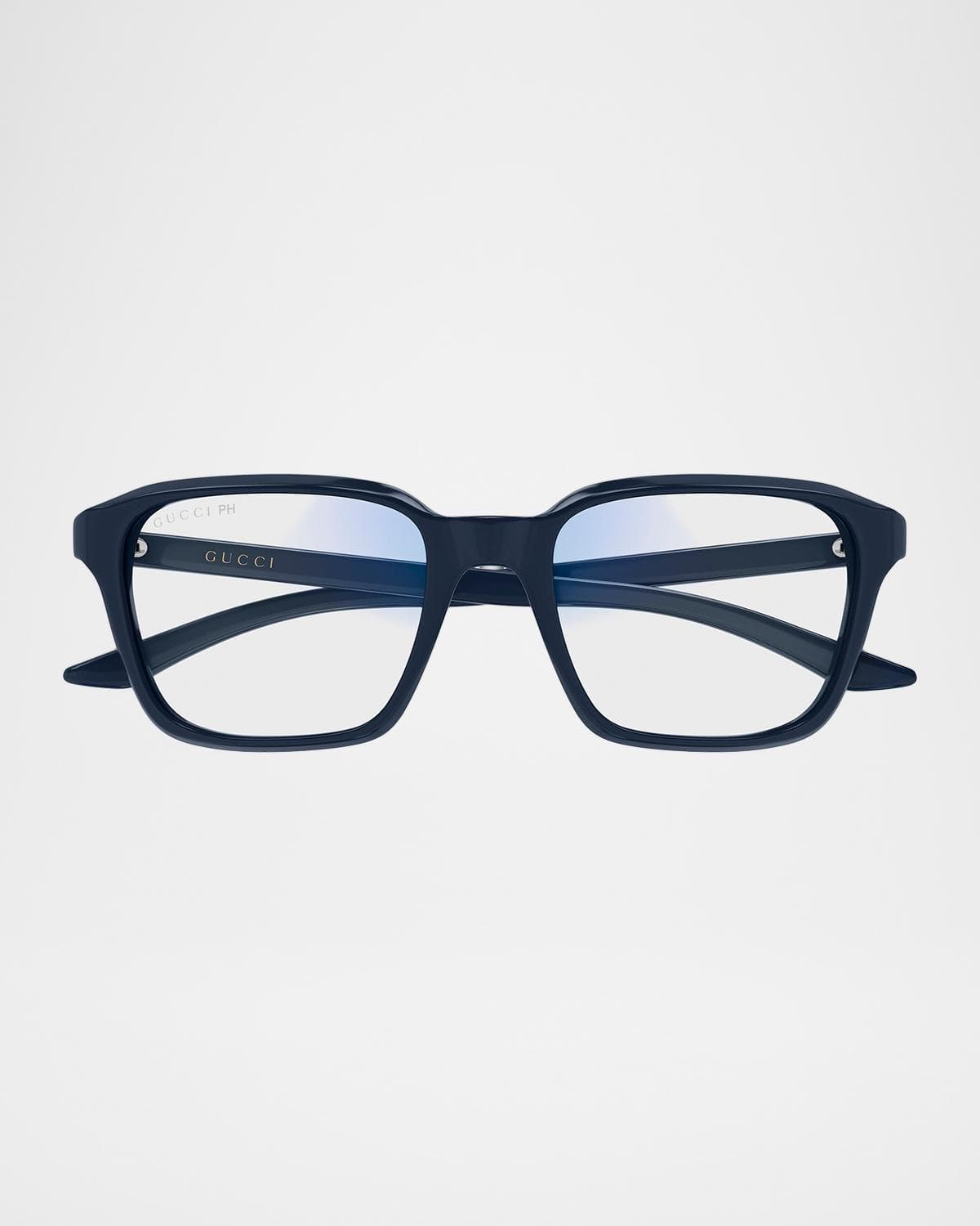 Gucci Men's 52MM Acetate Rectangle Optical Eyeglasses
